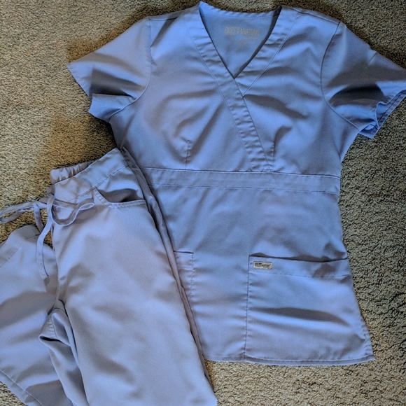 Greys Anatomy Ceil Blue Scrubs